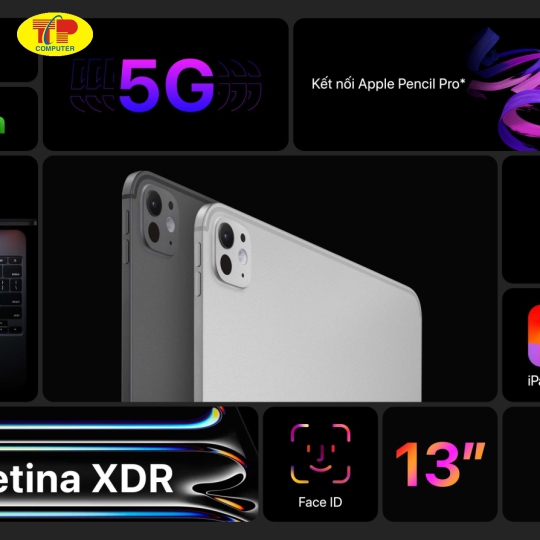 Máy tính bảng iPad Pro M4 13 inch 5G 256GB  