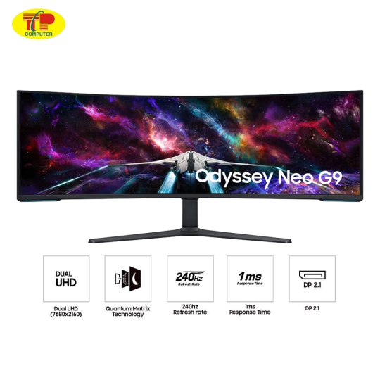 Màn hình Samsung Odyssey Neo G9 G95NC LS57CG952NEXXV (57 inch/DUHD/VA/240Hz/1ms/cong)