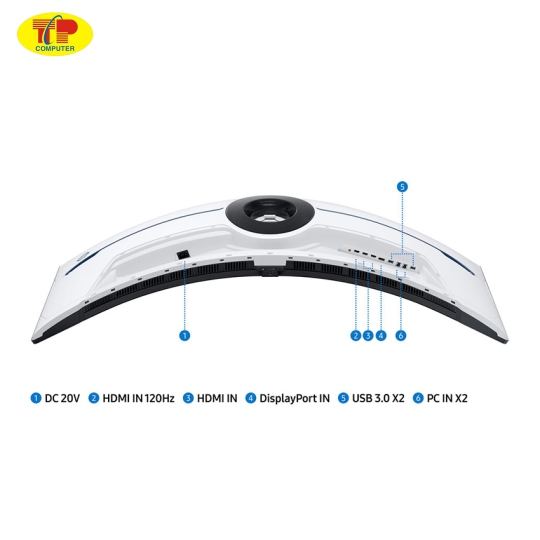 Màn hình Samsung Odyssey Neo G9 G95NC LS57CG952NEXXV (57 inch/DUHD/VA/240Hz/1ms/cong)