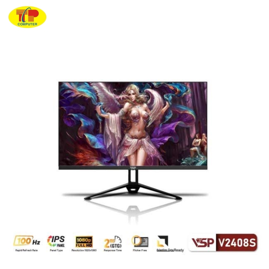 Màn hình VSP V2408S (23.8 inch/FHD/IPS/100Hz/2ms/black) 